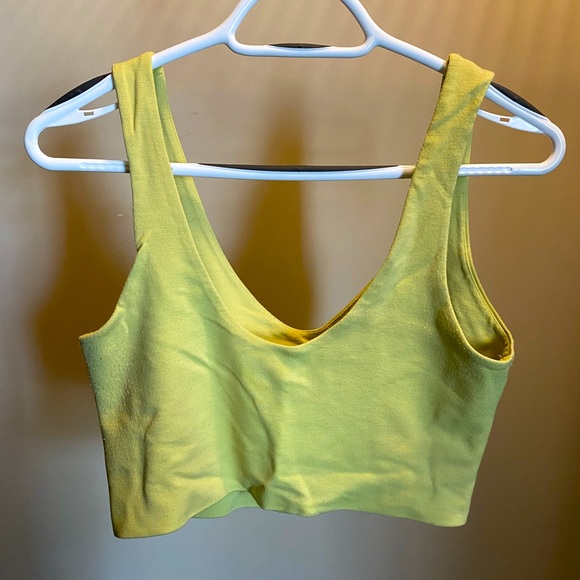 Streetwear Society Lime Cut Out Top - Picture 2 of 4